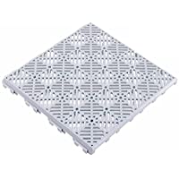 Antihumedades Pack de 100 losetas ventiladas Suelos de terraza- Piscinas- trasteros (30x30cm) - Color a Elegir (Gris…